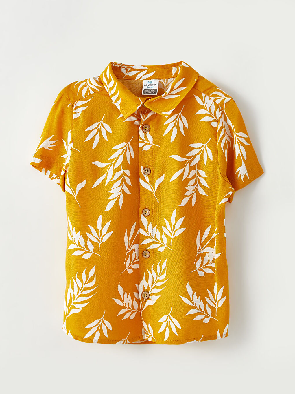 Cămașă cu mânecă scurtă imprimată și pantaloni scurți pentru bebeluși băieți - Set 2 piese-1