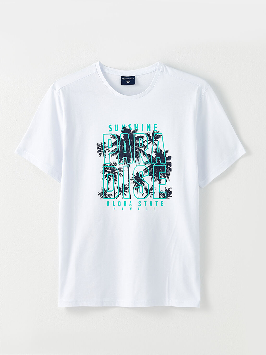 Футболка Мужская с Круглым Вырезом, Коротким Рукавом, С Принтом, Из Гребенного Хлопка-5