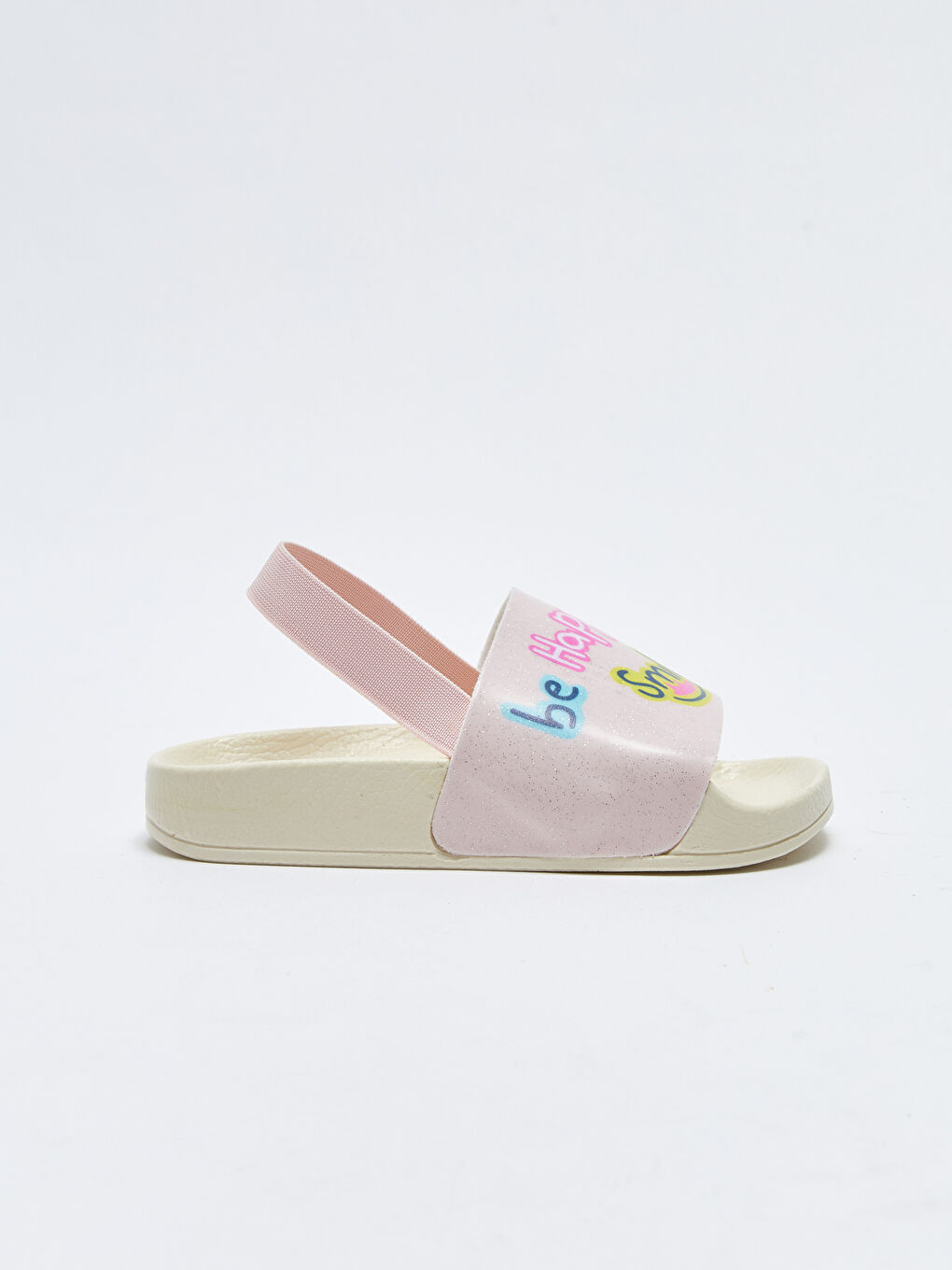 Șlapi de Plajă pentru Bebeluși Fete cu Bandă Elastică Simplă-1