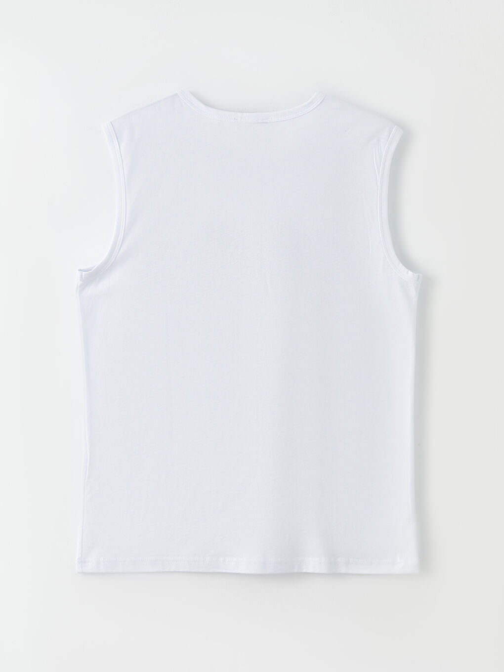 Crew Neck Printed Men's Sleeveless T-Shirt-6