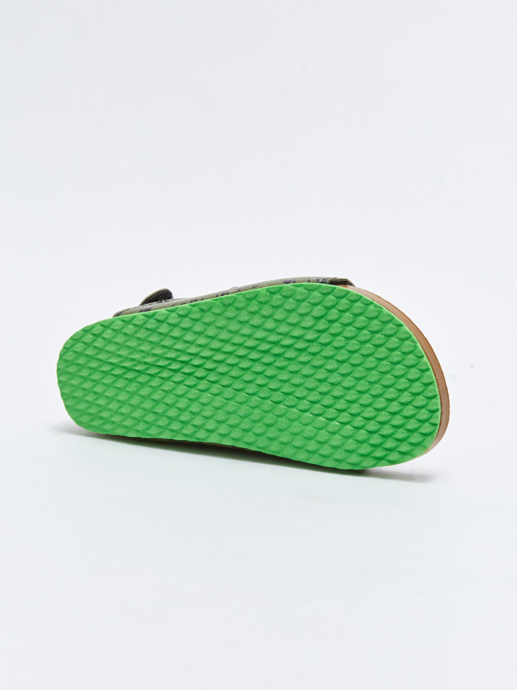 Haki Baskılı Cırt Cırtlı Erkek Bebek Sandalet-3