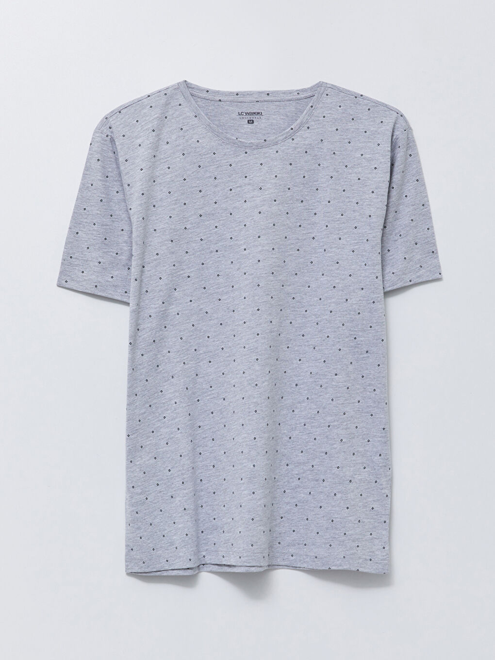 Gri Standart Kalıp Erkek Pijama Takım-6