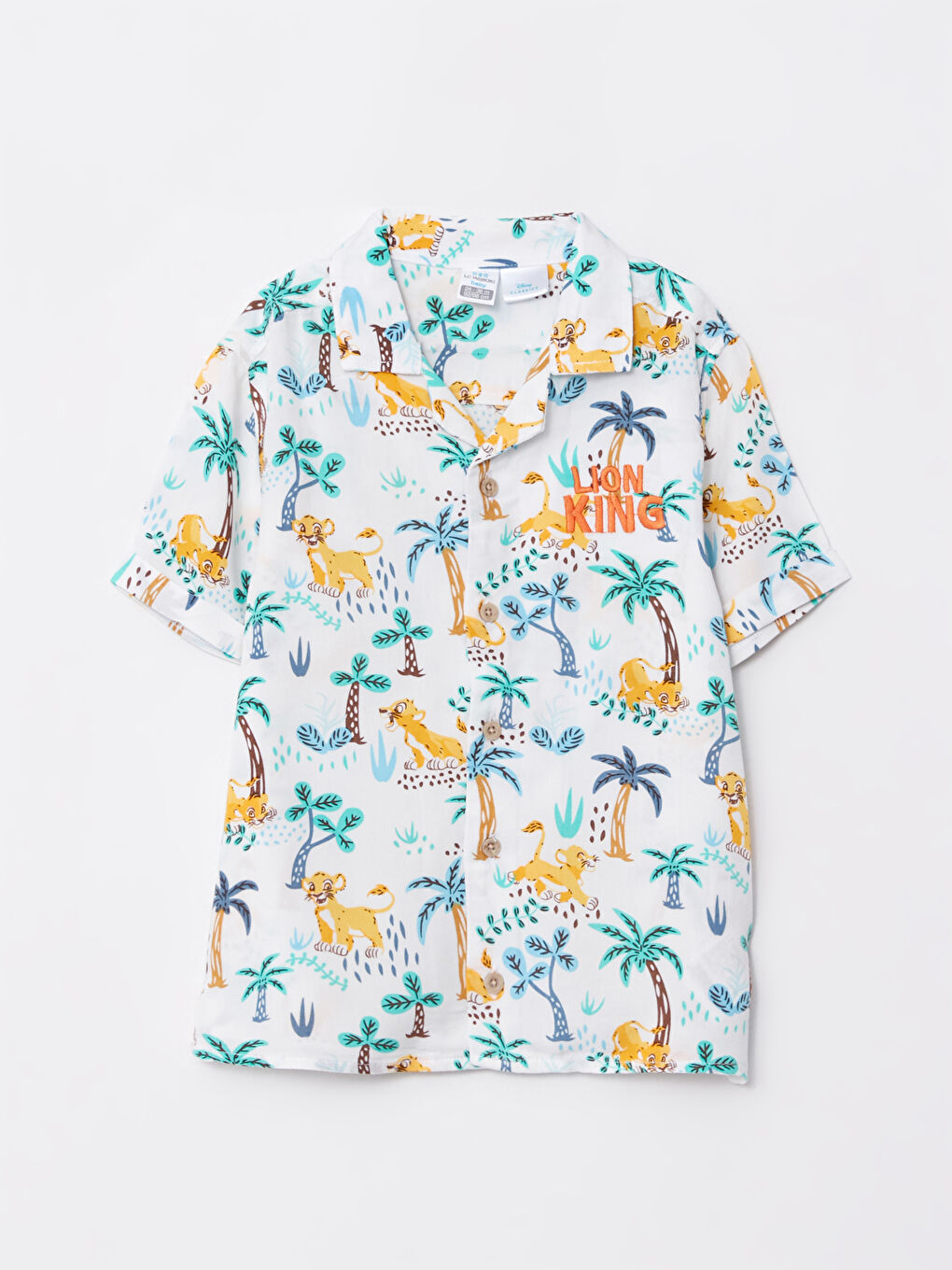 LCW baby Kurzarm Der König der Löwen Bedrucktes Baumwoll Baby Jungen Hemd und Shorts 2er-Pack -S2JC51Z1-LU7
