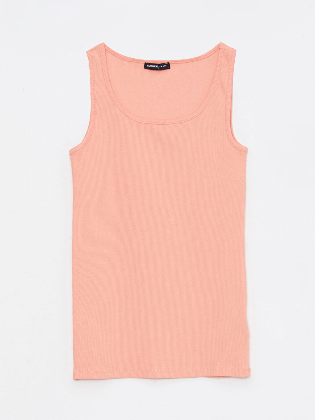 Women's U Neck Plain Tank Top