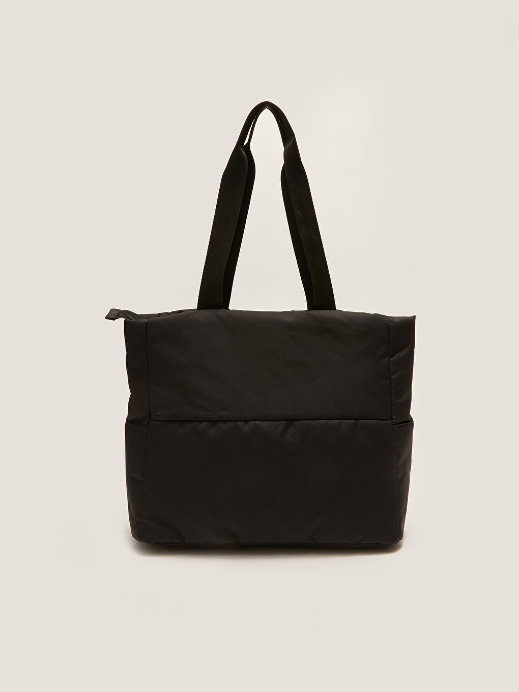 Siyah Paraşüt Kumaş Kadın Omuz Çantası-2