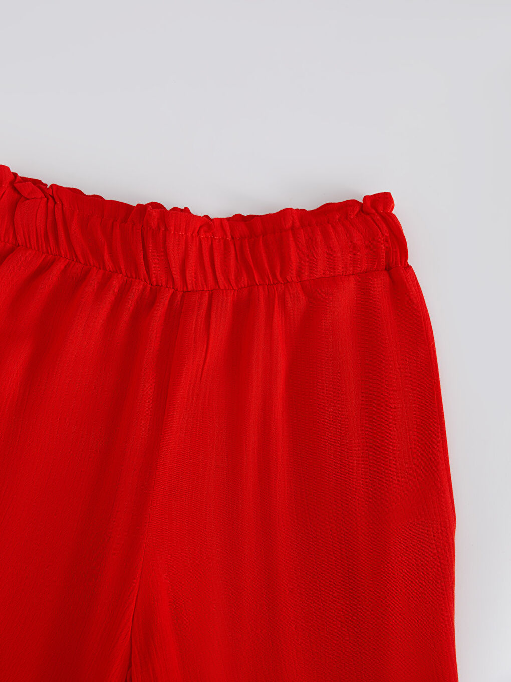 Basic Viscose Girl Trousers With Elastic Waistband-2