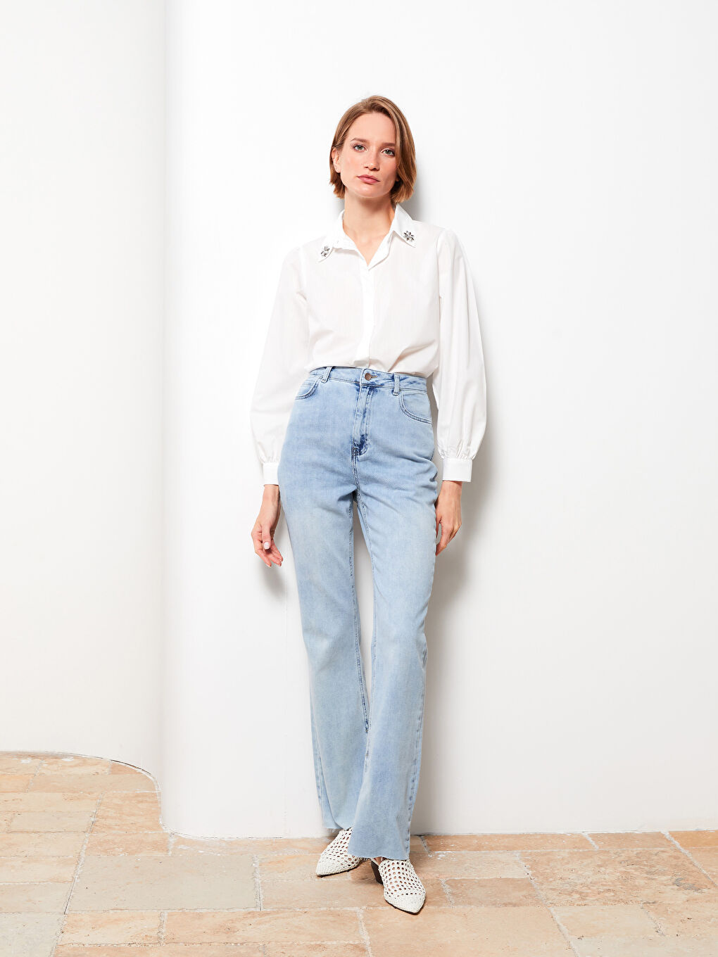 LCWAIKIKI Classic Hohe Taille Mars Ausgestellte Jeans für Damen -S2JD08Z8-311