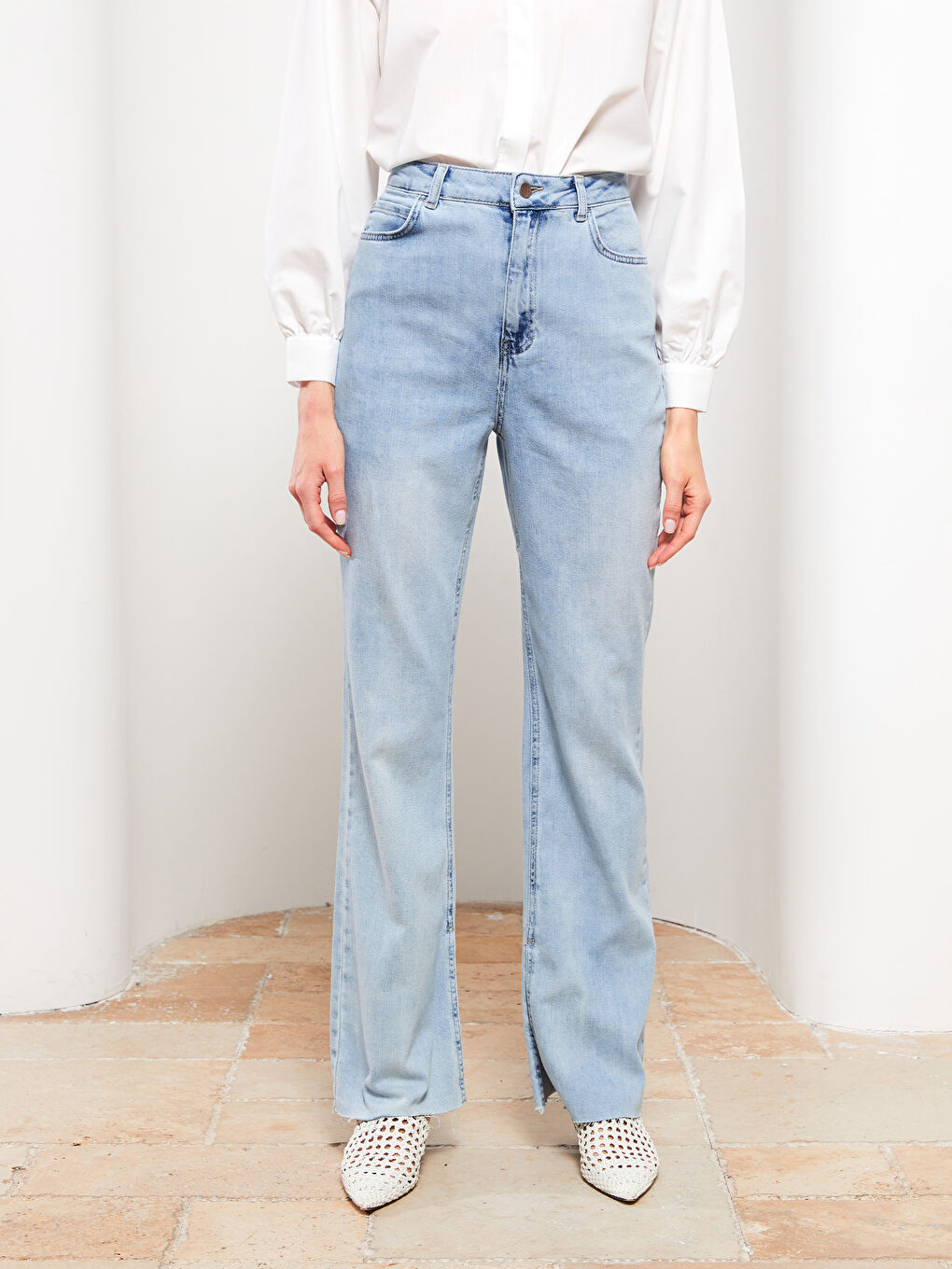 LCWAIKIKI Classic Hohe Taille Mars Ausgestellte Jeans für Damen -S2JD08Z8-311