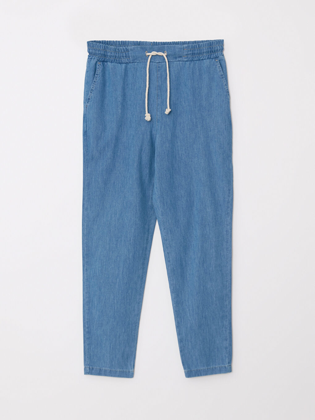 Elastic Waist Paperbag Women's Rodeo Jeans-5