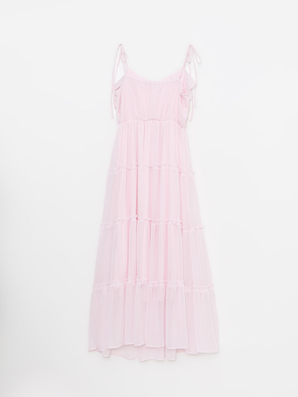 Heart Collar Straight Strap Chiffon Women's Dress -S2JD52Z8-JH3