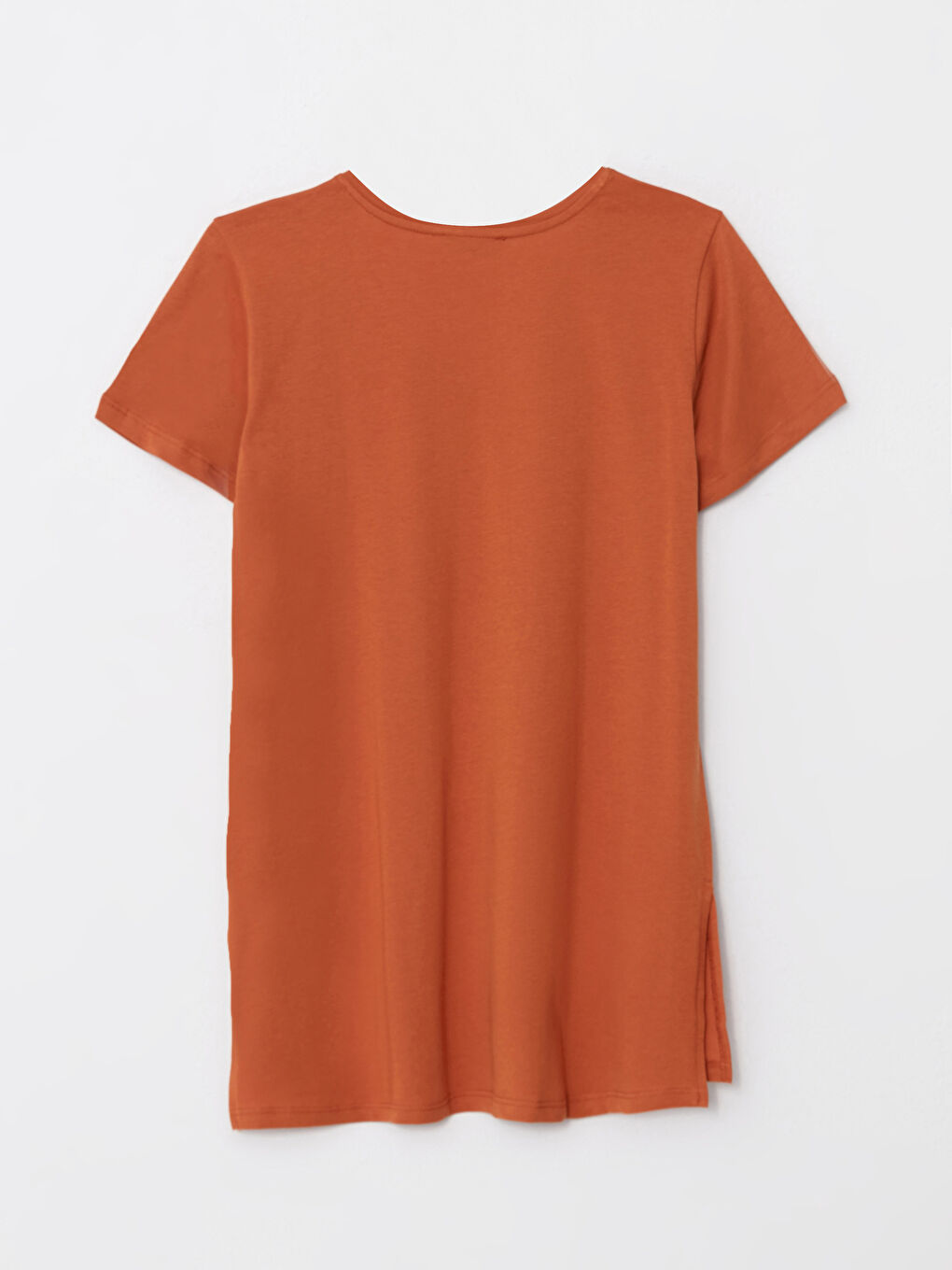 LCWAIKIKI Classic T-shirt en coton à manches courtes imprimé à encolure en V pour Femmes -S2JD57Z8-GR8
