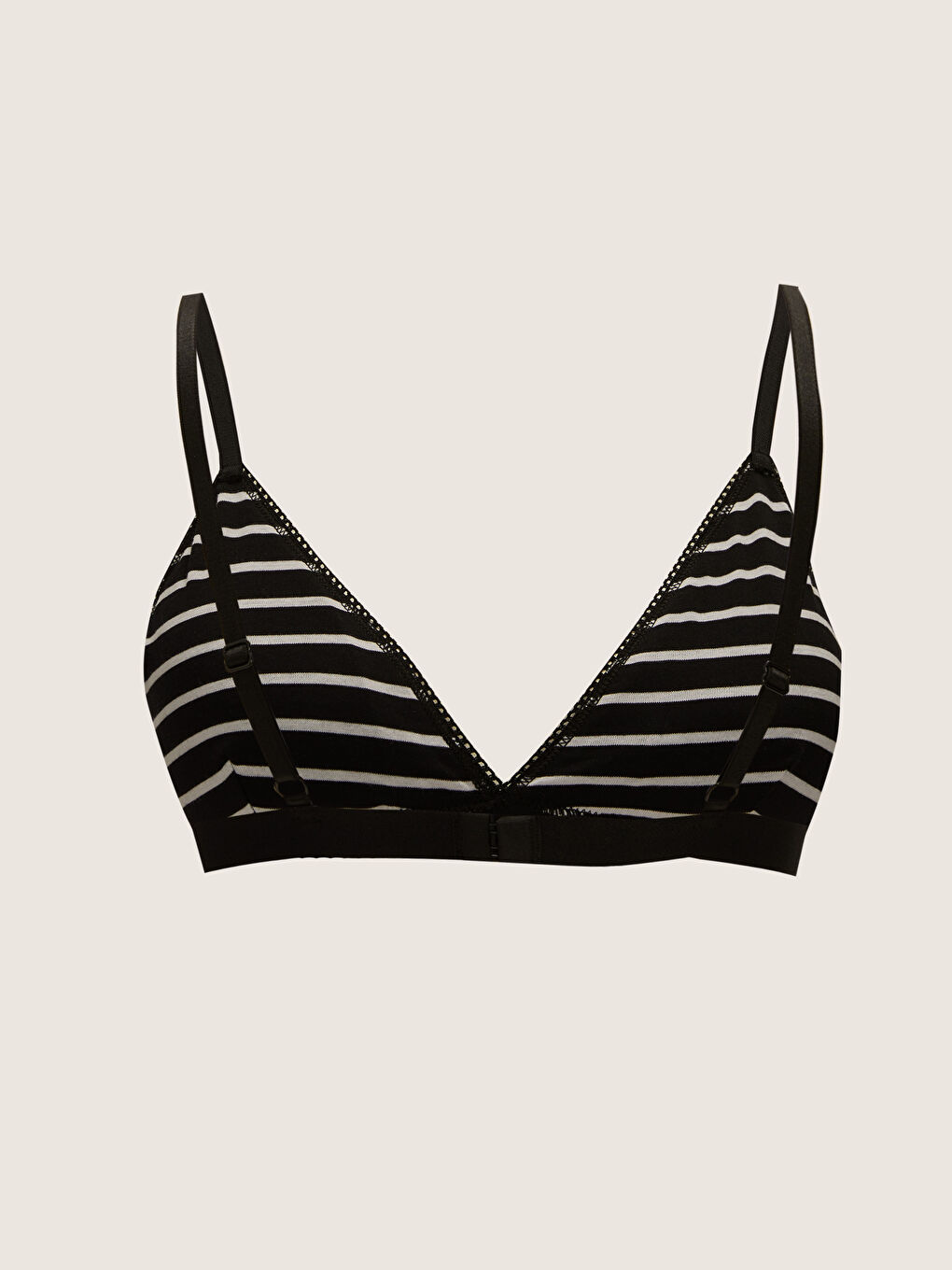 Siyah Balensiz Çizgili Sütyen-1