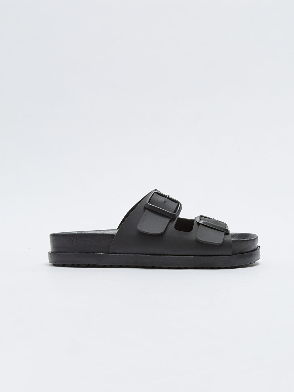 Тапочки Женские с Двумя Ремешками и Пряжкой.-1