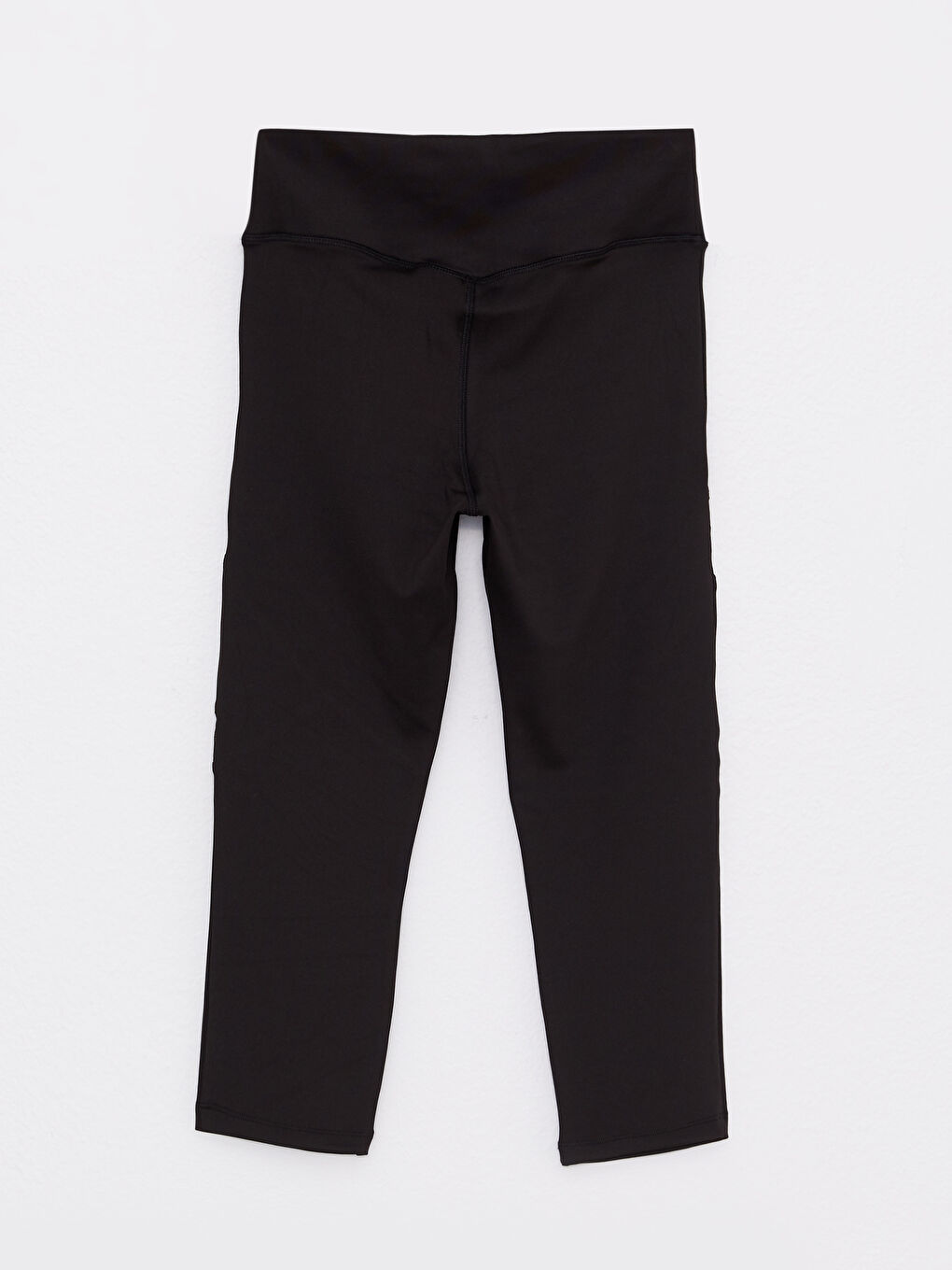 Women's Elasticated Waist Plain Sports Leggings-6