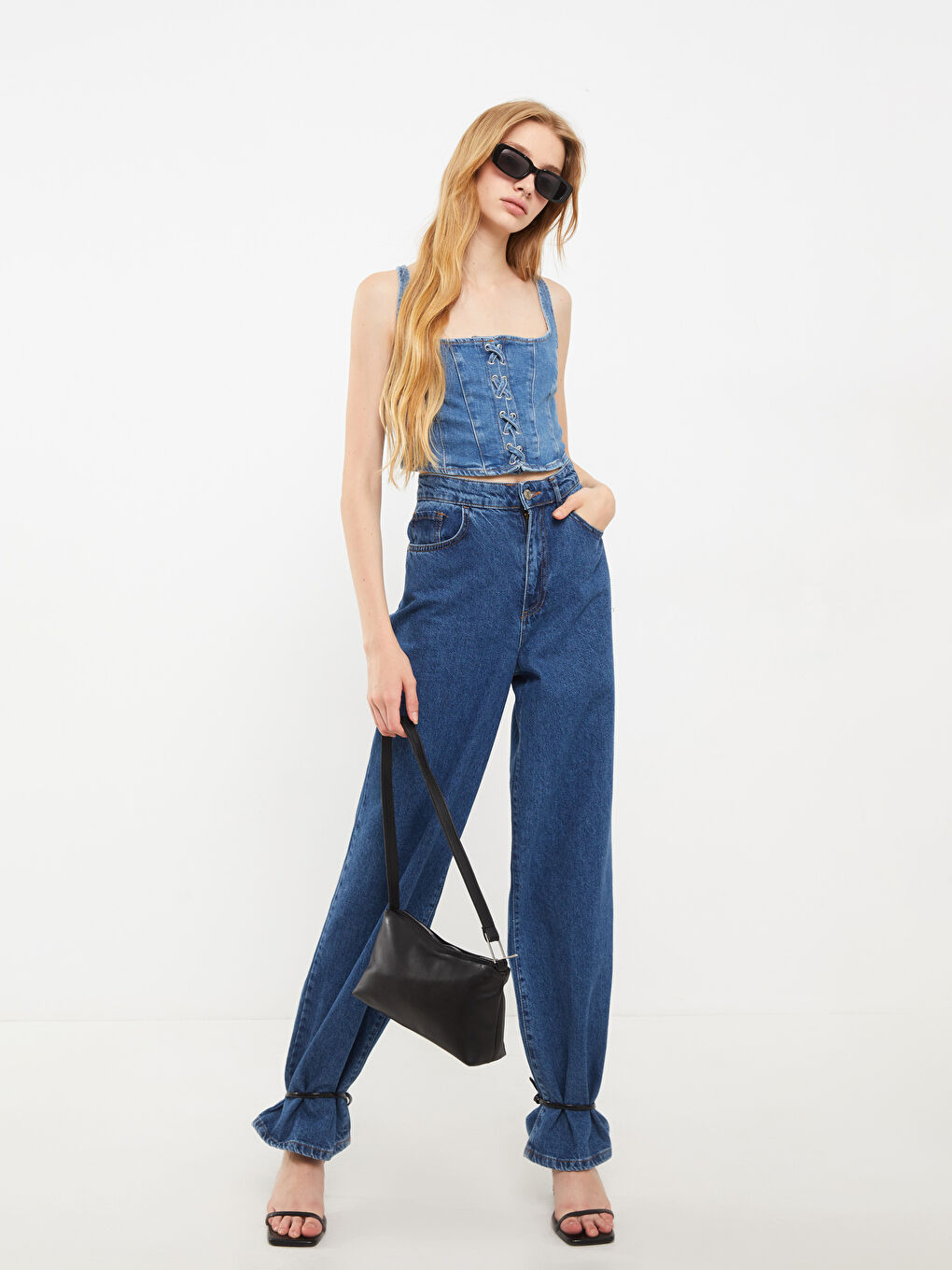 INDIGO Teksas bluza Žena -S2JD91Z8-507