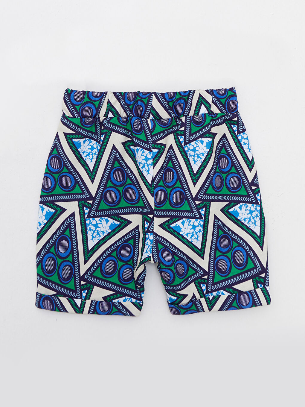 Shorts Bébé Garçon En Coton Imprimé Avec Taille Élastique-1