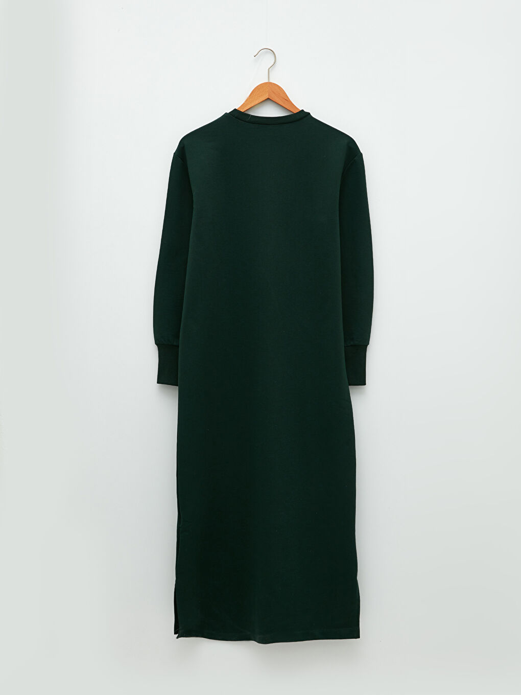 Crew Neck Plain Long Sleeve Women's Dress-1