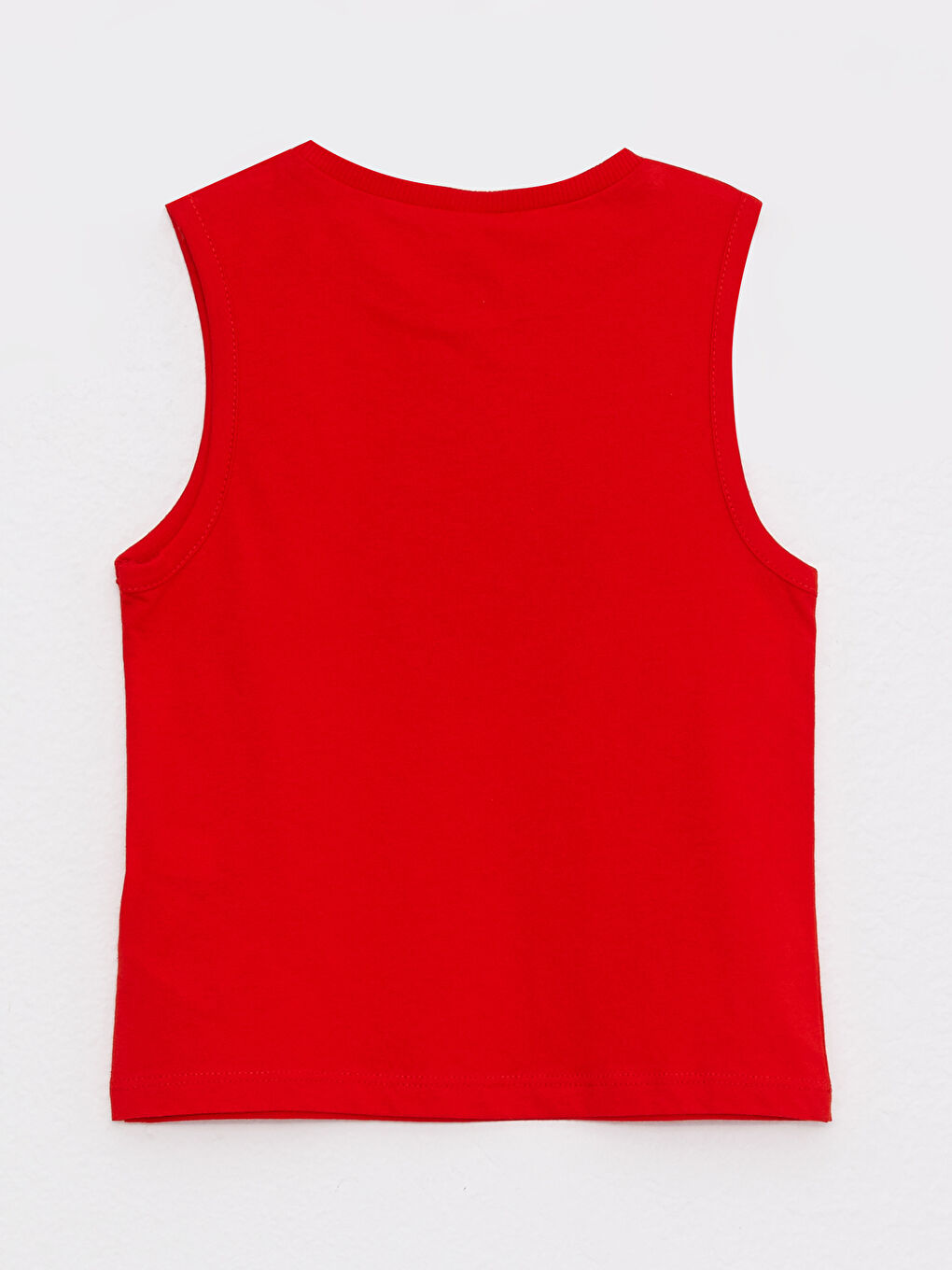 ياقة دائرية قطن مطبوع قميص داخلي بدون أكمام أولاد رضع - مجموعة من 2-3