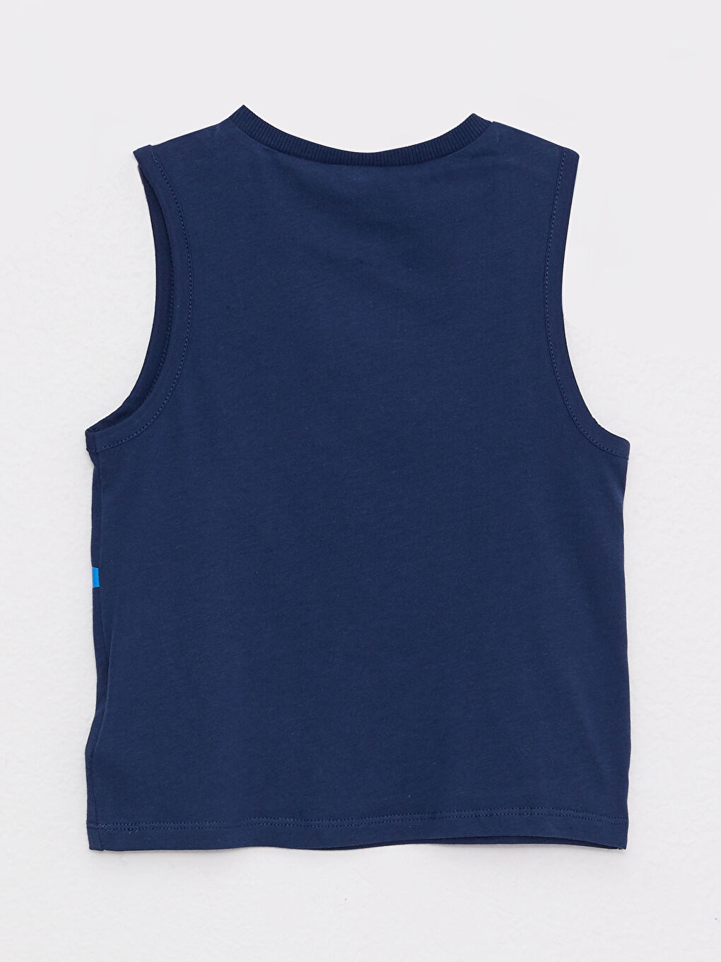 ياقة دائرية قطن مطبوع قميص داخلي بدون أكمام أولاد رضع - مجموعة من 2-4