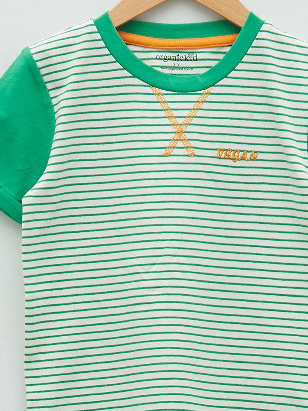 Yeşil Çizgili Tişört-2