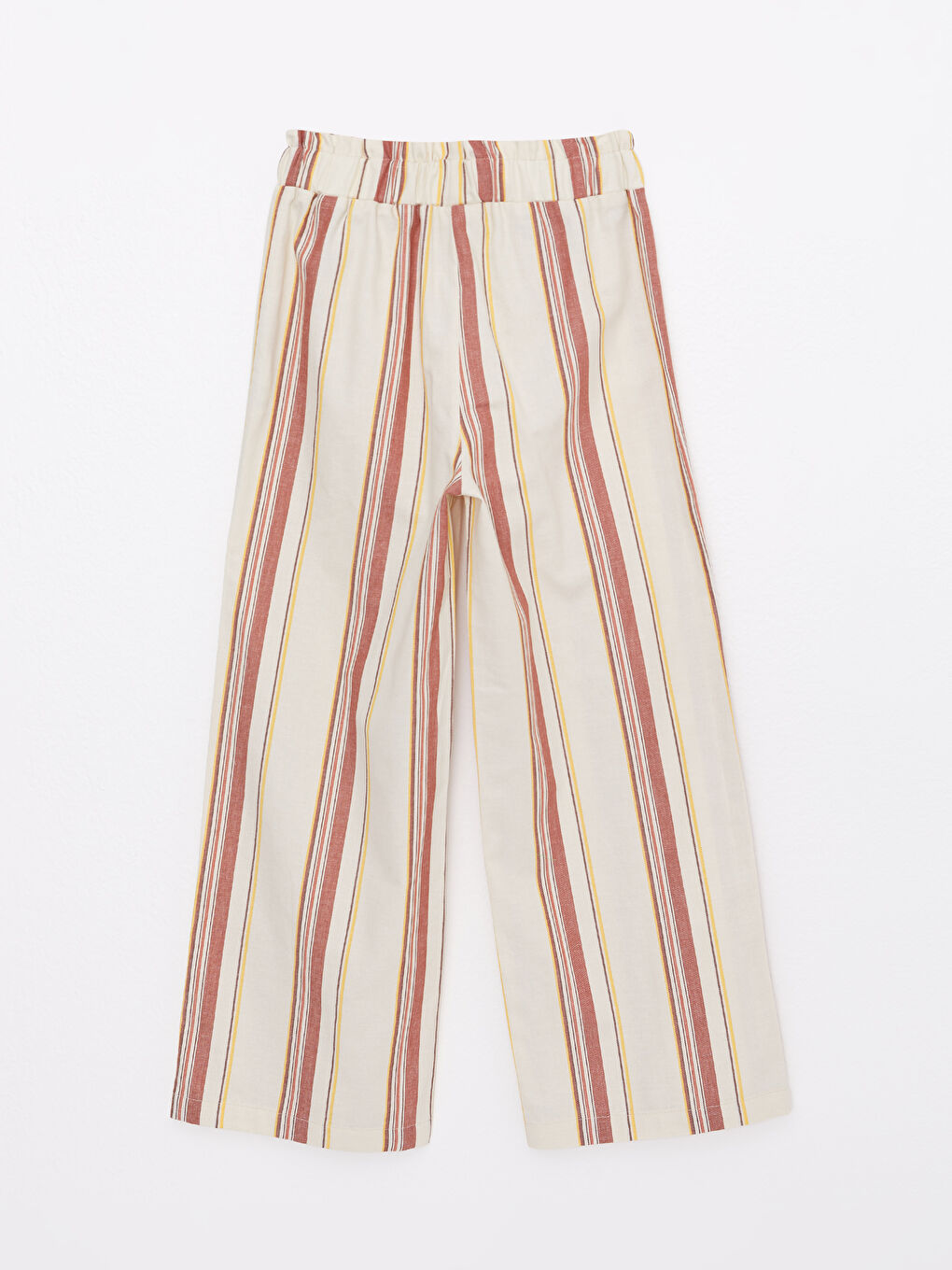 بنطلون مخطط بخصر مرن للبنات-1