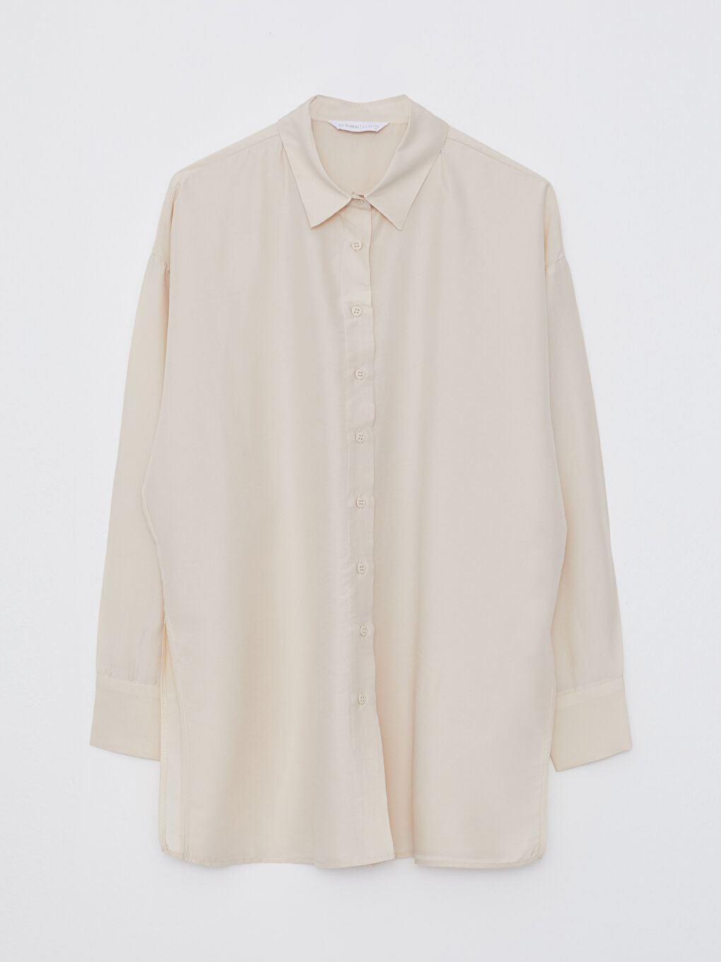 Buttoned Regular Long Sleeve Women's Shirt-5