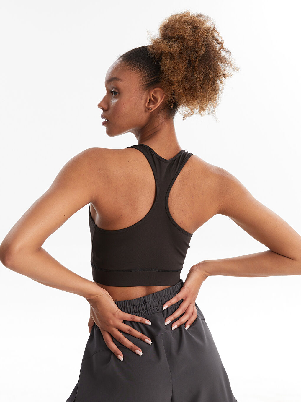 Bustier de Sport Sans Manches à Encolure en U pour Femmes