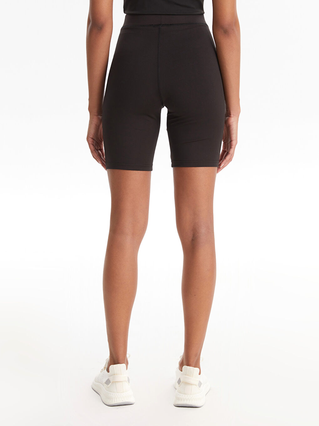 Elastic Waist Printed Women's Sports Biker Leggings-4