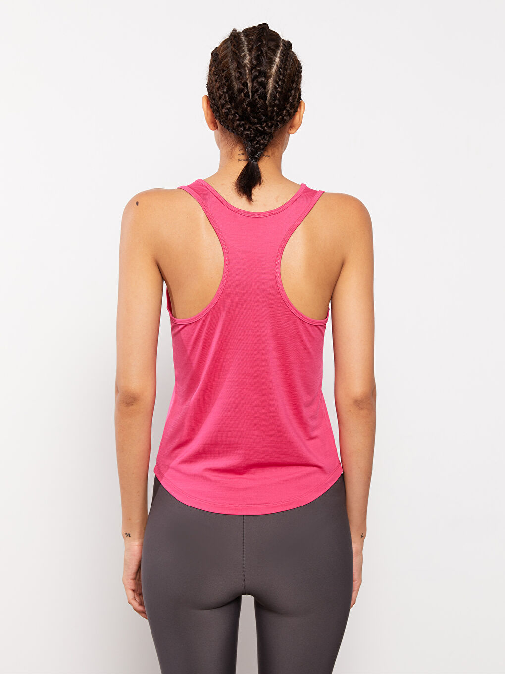 LCW SPORT Women's Crew Neck Printed Sleeveless Sports Singlet -S2JF49Z8-GZ6