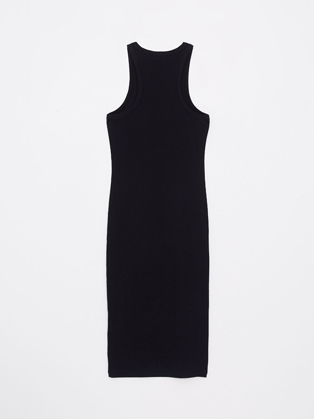 Halter Neck Plain Sleeveless Cotton Women's Bodycon Dress -S2JF54Z8-CVL