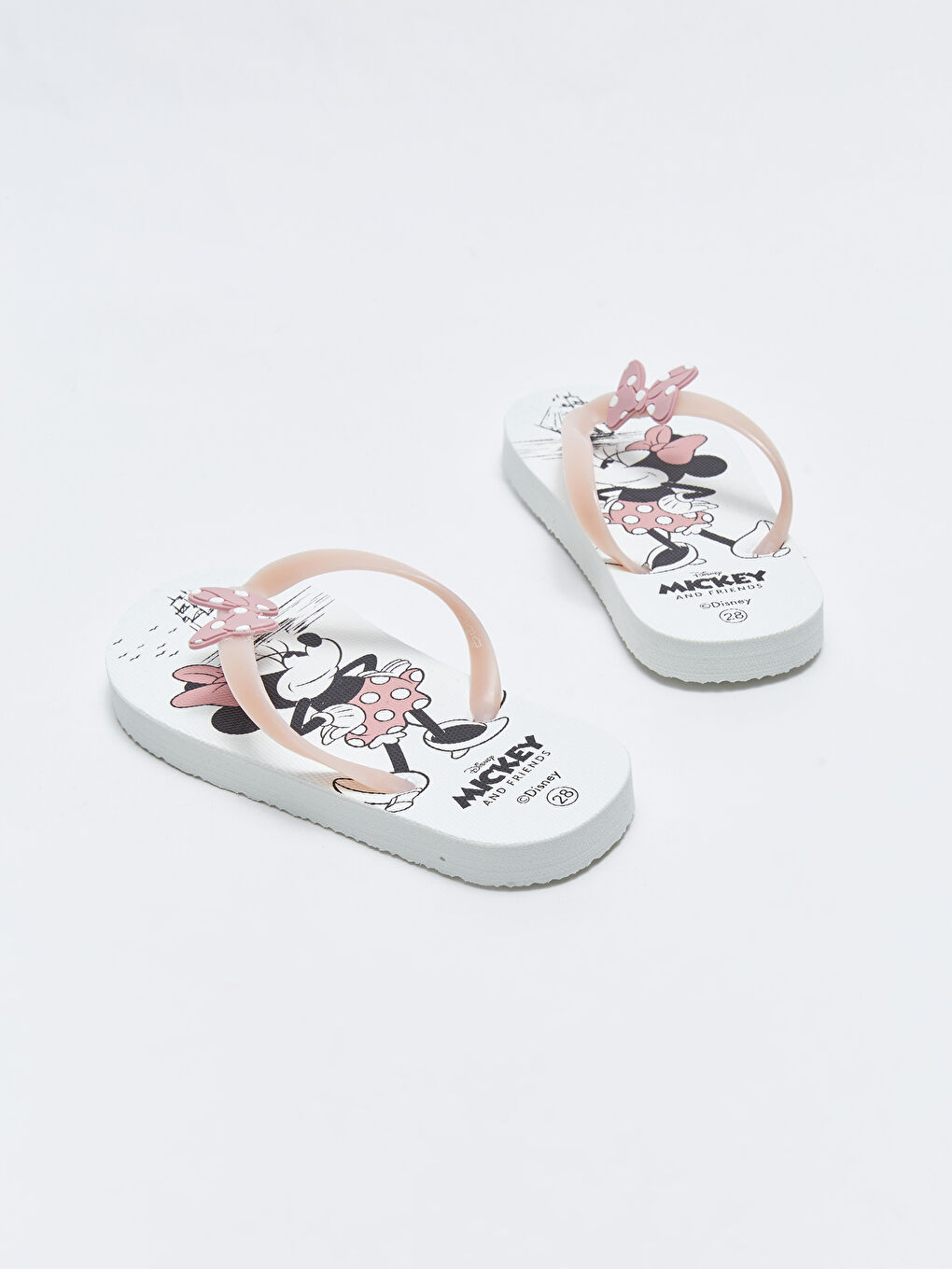 LCW STEPS Лицензирани джапанки Мини Маус Плажни чехли за момичета -S2JF63Z4-LU7