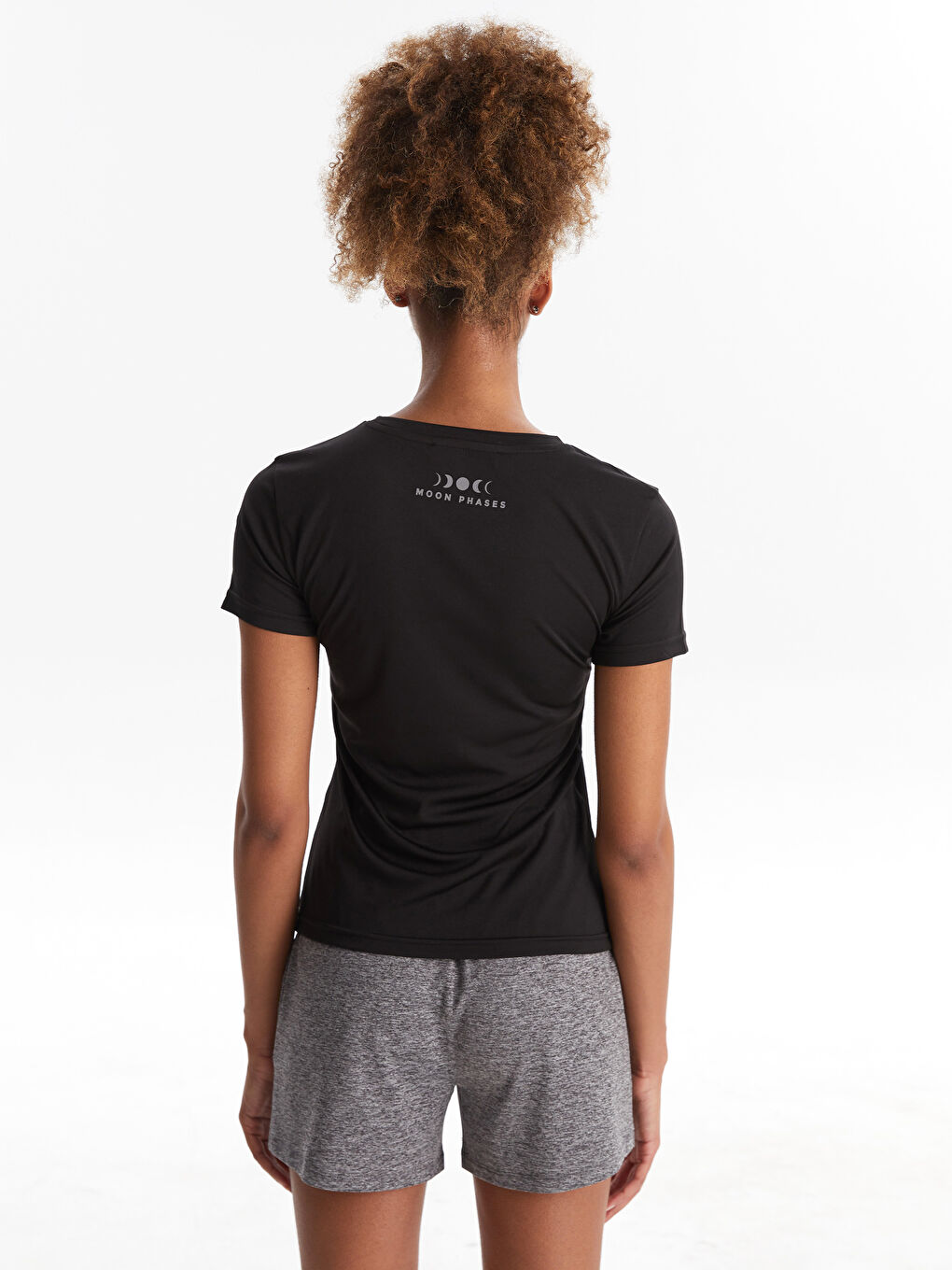 Crew Neck Plain Short Sleeve Women's T-Shirt-4