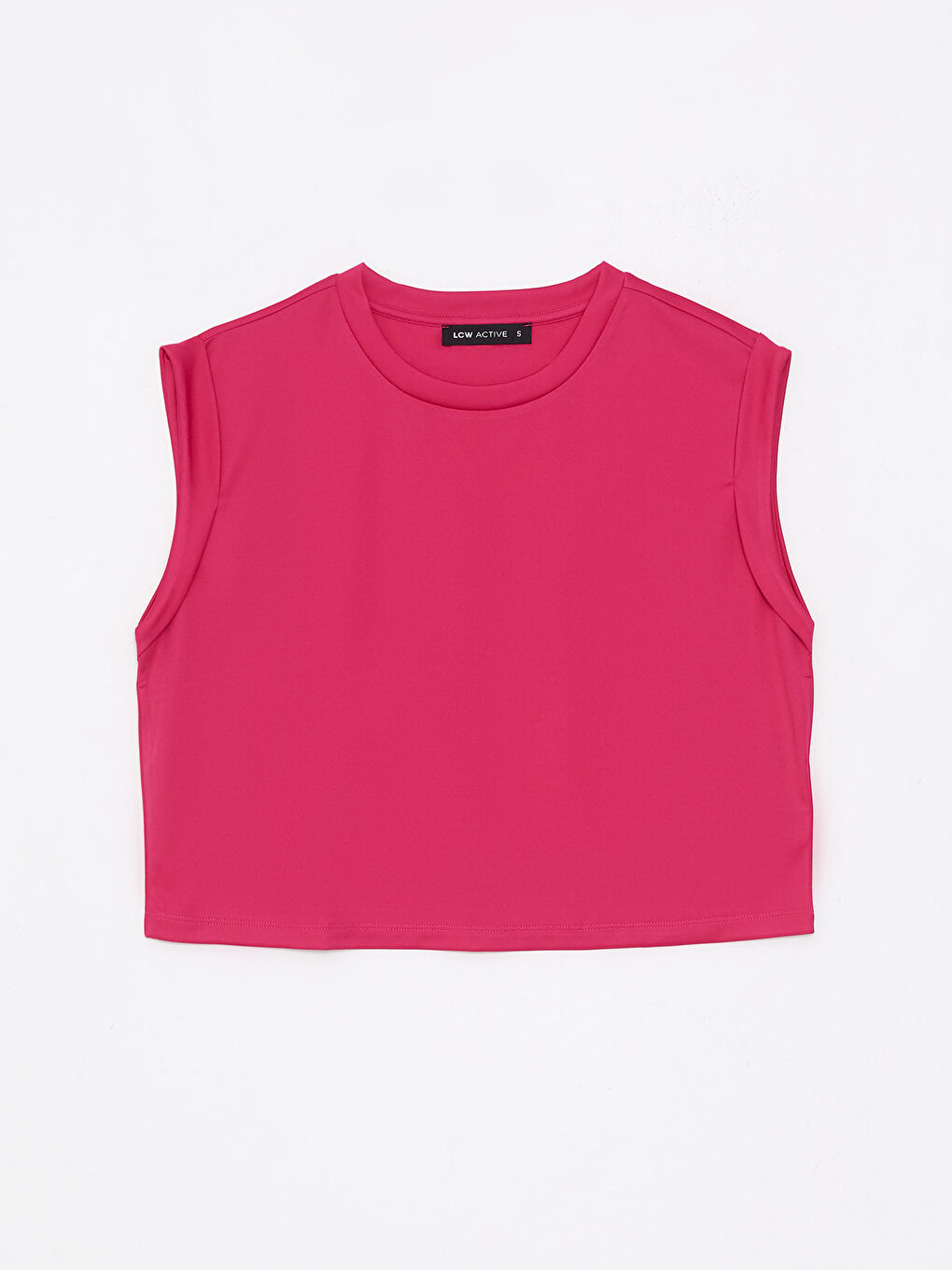 LCW SPORT Women's Crew Neck Straight Sleeveless T-Shirt -S2JG04Z8-GZ6