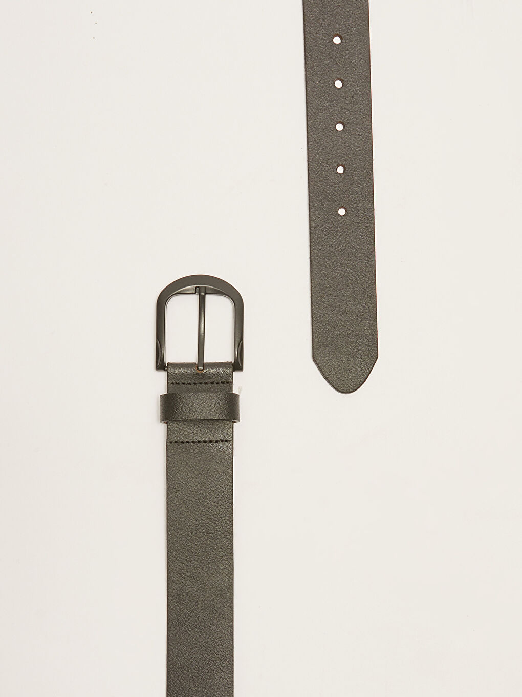 Siyah Hakiki Deri Erkek Kemer-2