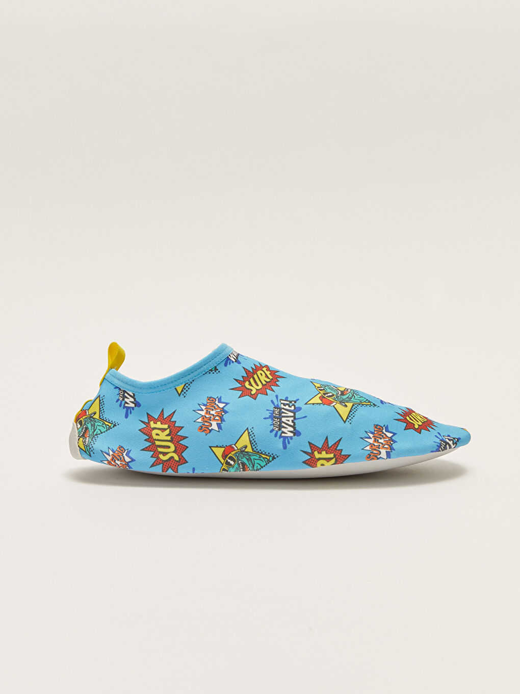 Mavi Baskılı Erkek Çocuk Deniz Ayakkabısı-1