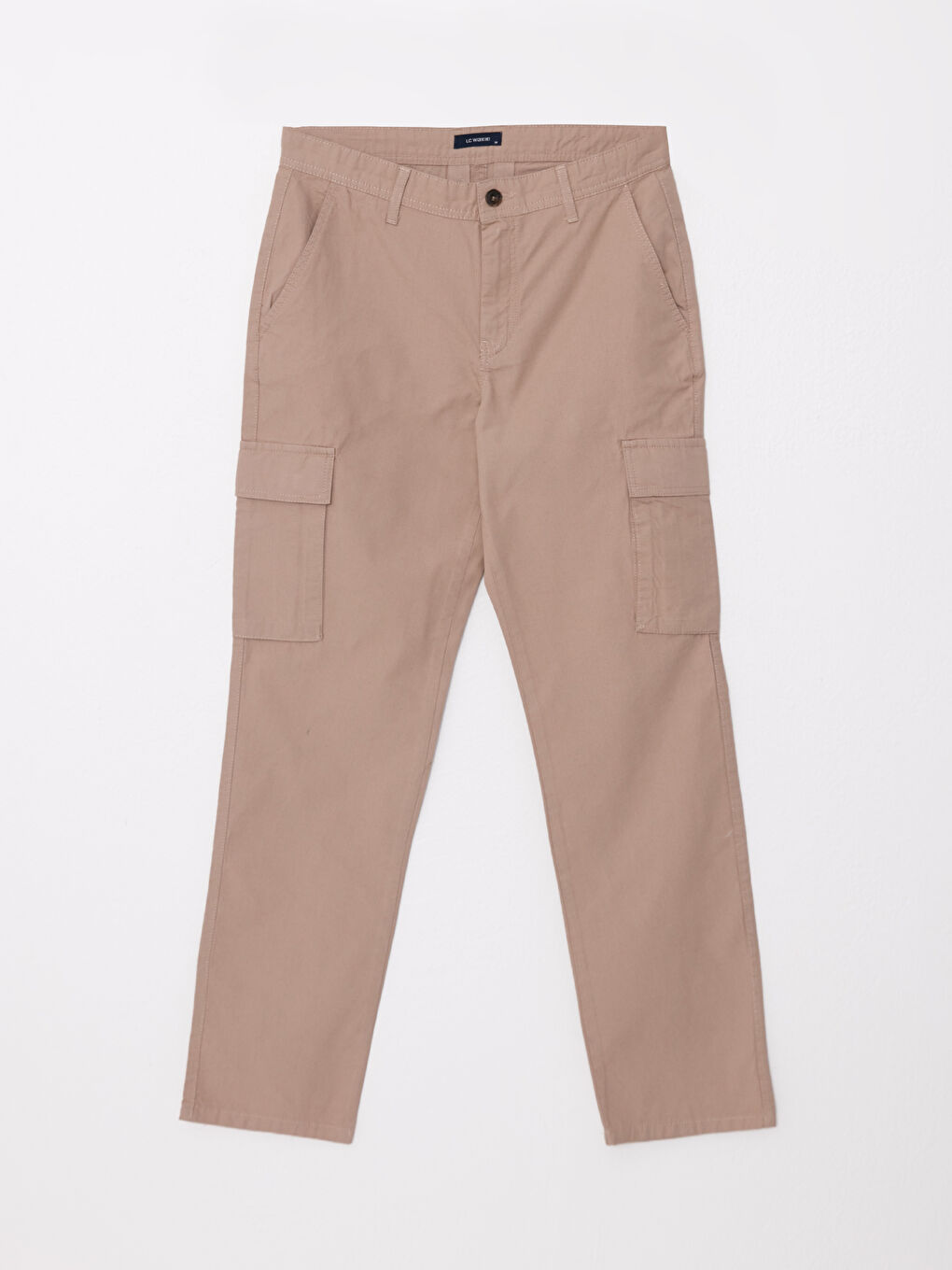 LCWAIKIKI Classic Rahat Kalıp Gabardin Erkek Kargo Pantolon -S2JG72Z8-S2R