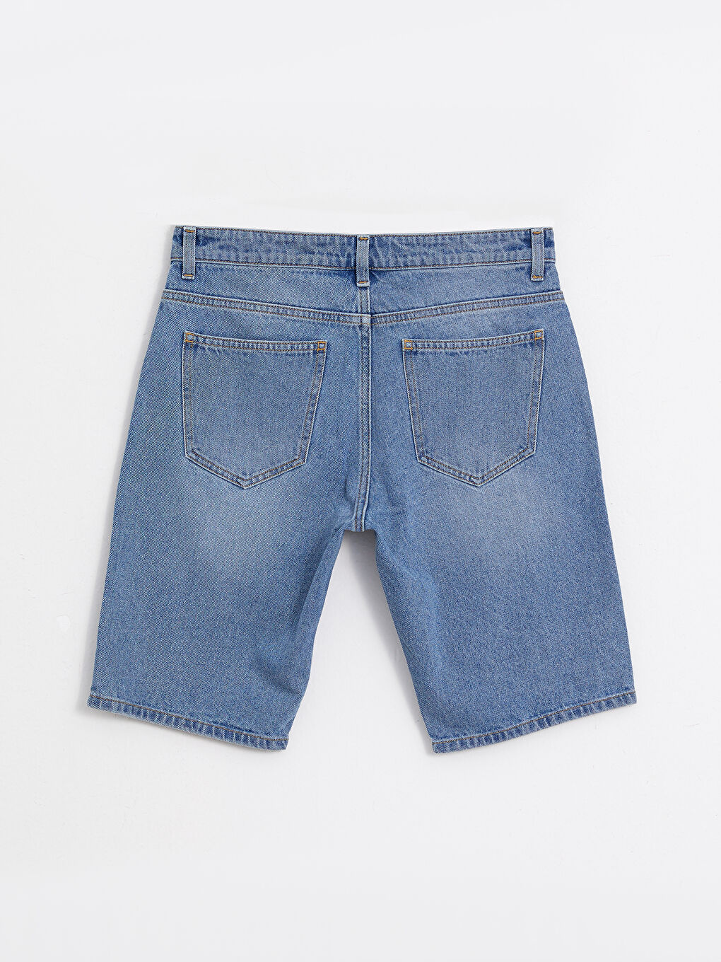 شورت جينز رجالي بقصة عادية-6