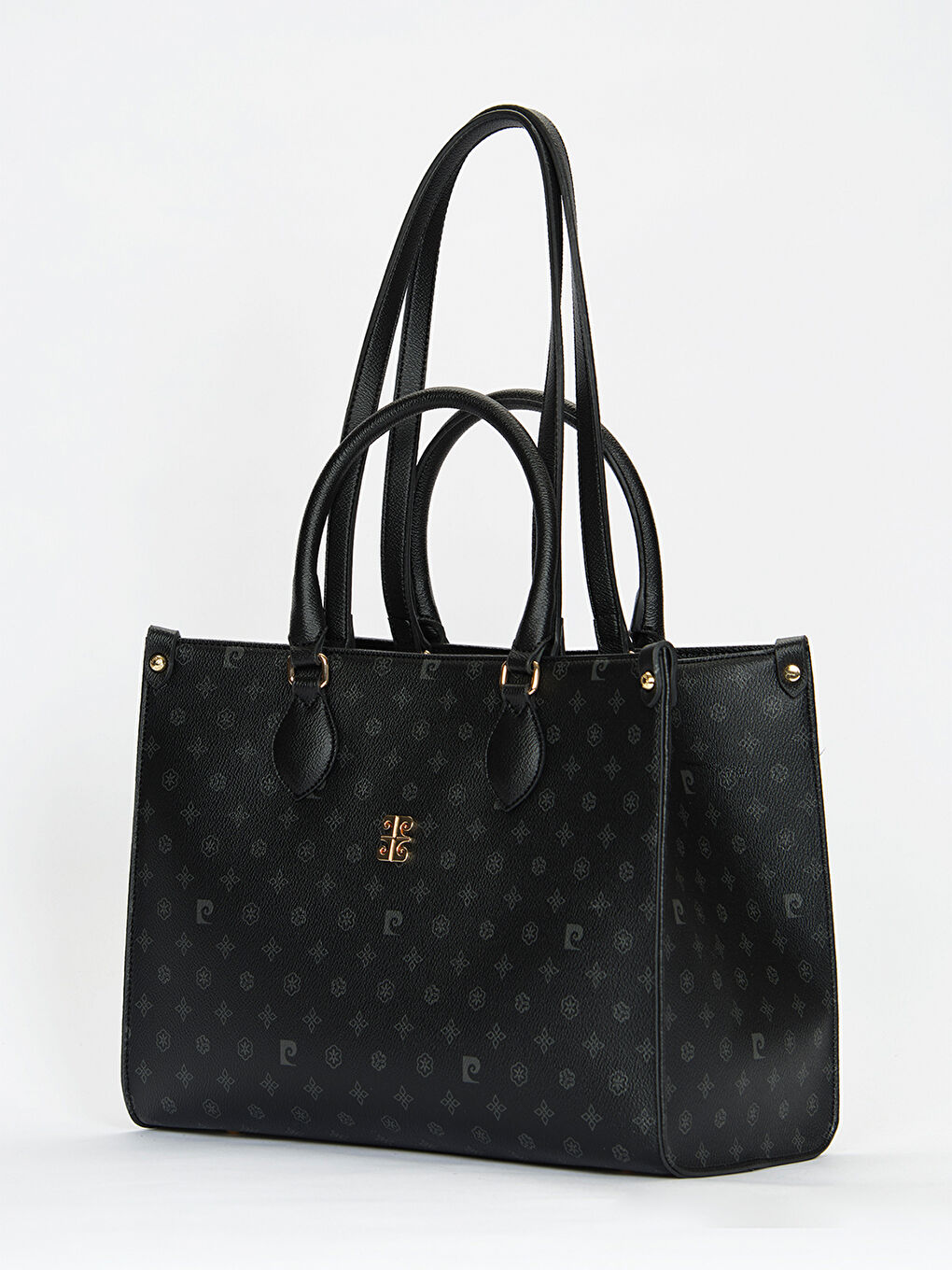 Siyah Logolu Kadın Kol Çantası-2