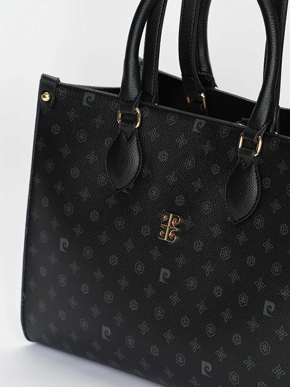 Siyah Logolu Kadın Kol Çantası-3