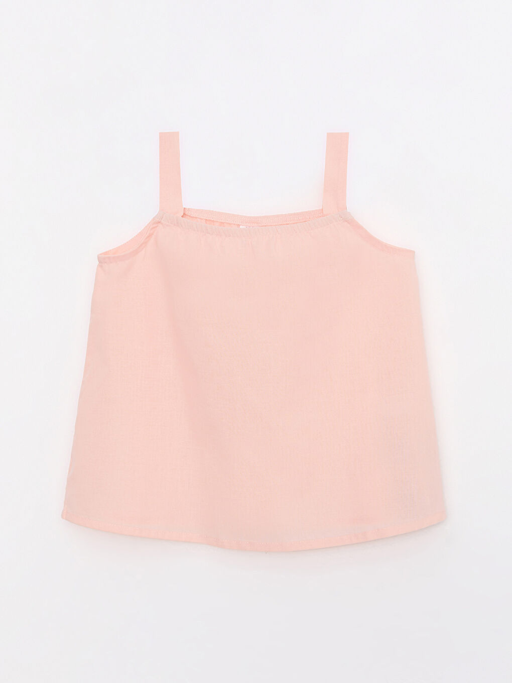 Square Collar Strapless Basic Cotton Baby Girl Blouse