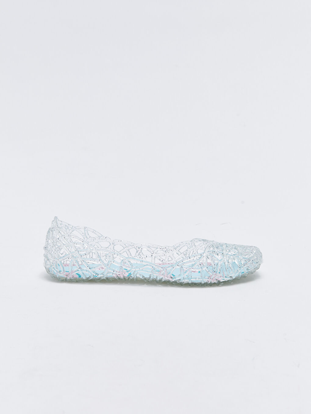 Yeşil Şeffaf Baskılı Kız Çocuk Deniz Ayakkabısı-1