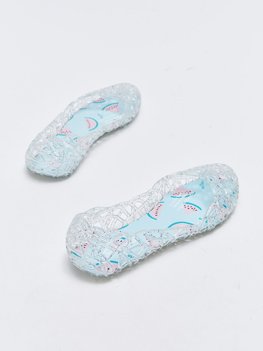 Yeşil Şeffaf Baskılı Kız Çocuk Deniz Ayakkabısı-4