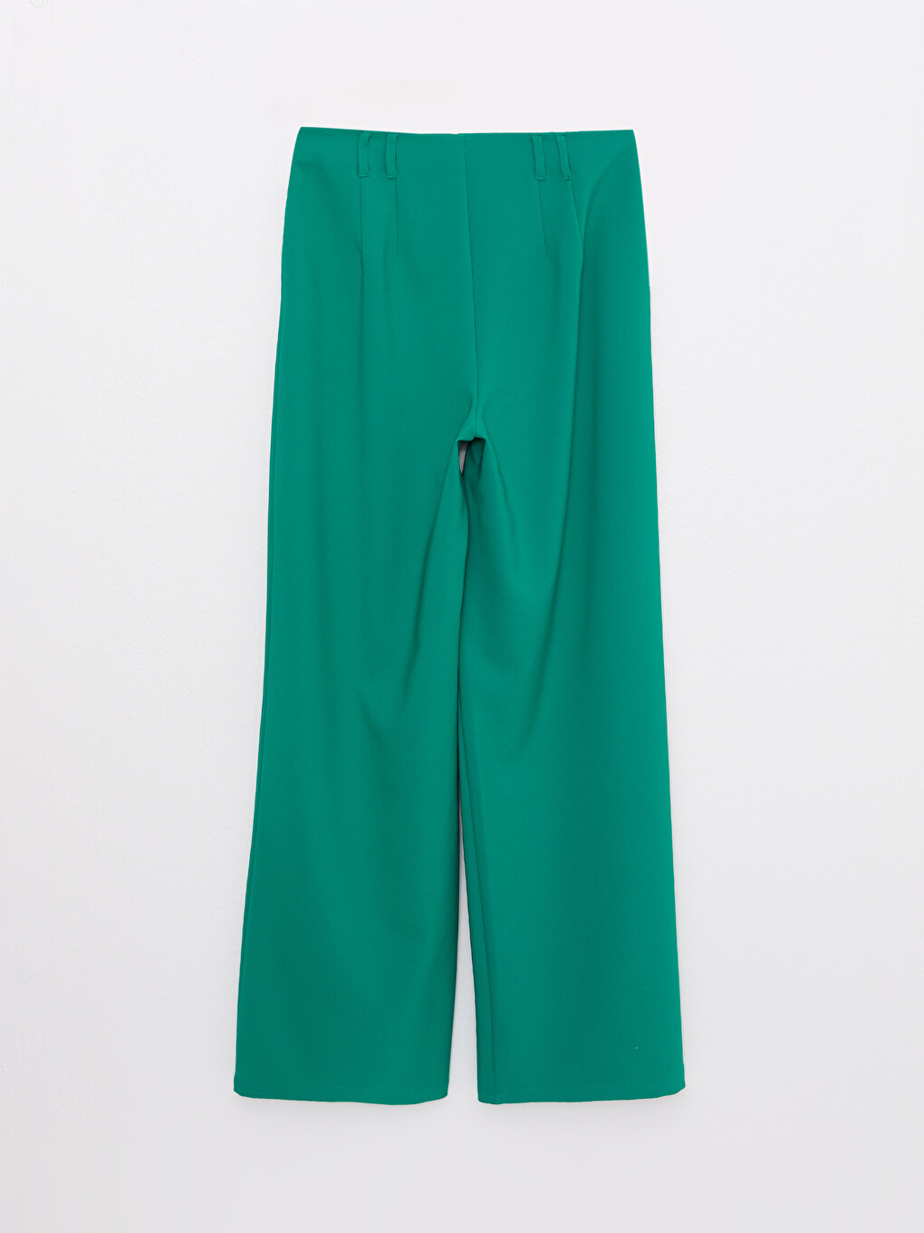 Bequeme Passform Schlichte Weite Beine Damenhosen-6