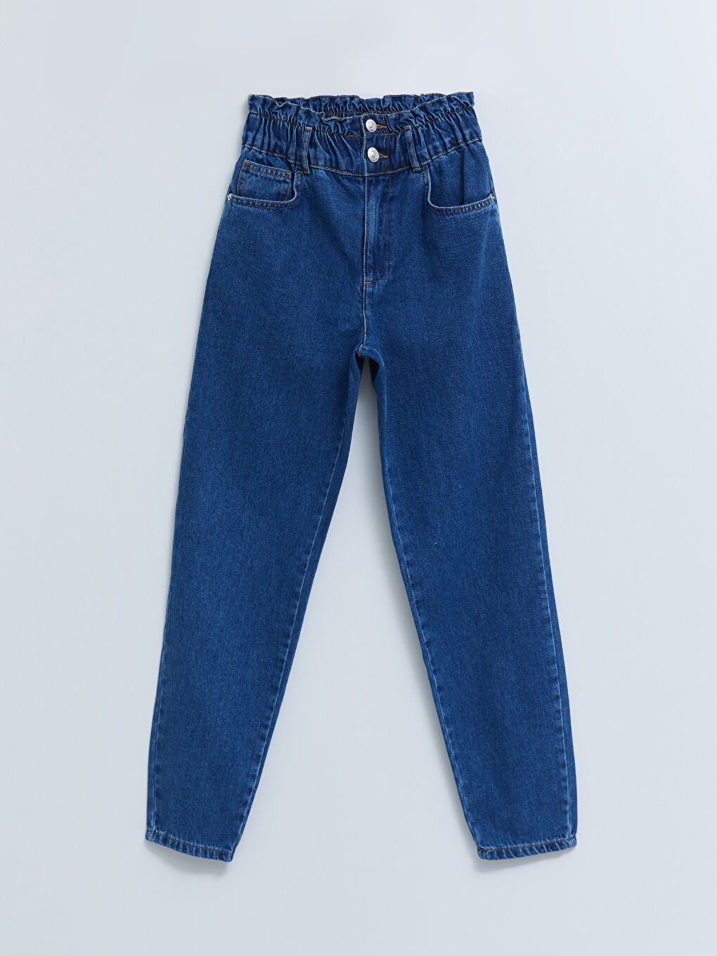 LCW Jeans Hoch taillierte Slouchy-Jeans mit Taschen-Details für Damen -S2JM37Z8-507