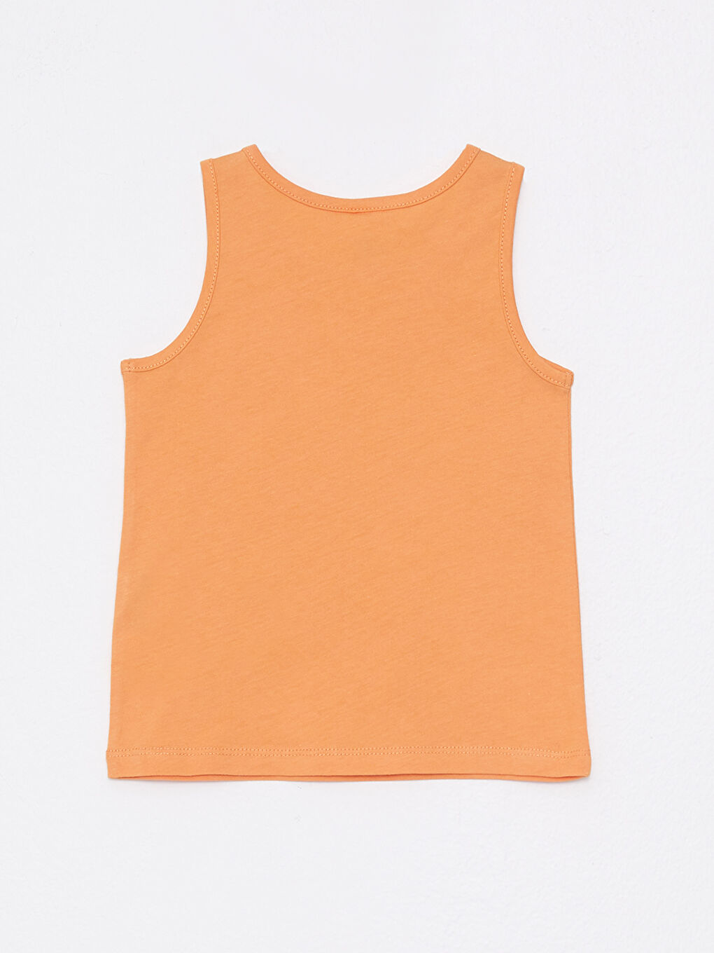 ياقة دائرية قطن مطبوع قميص داخلي بدون أكمام بنات رضع - مجموعتين-4