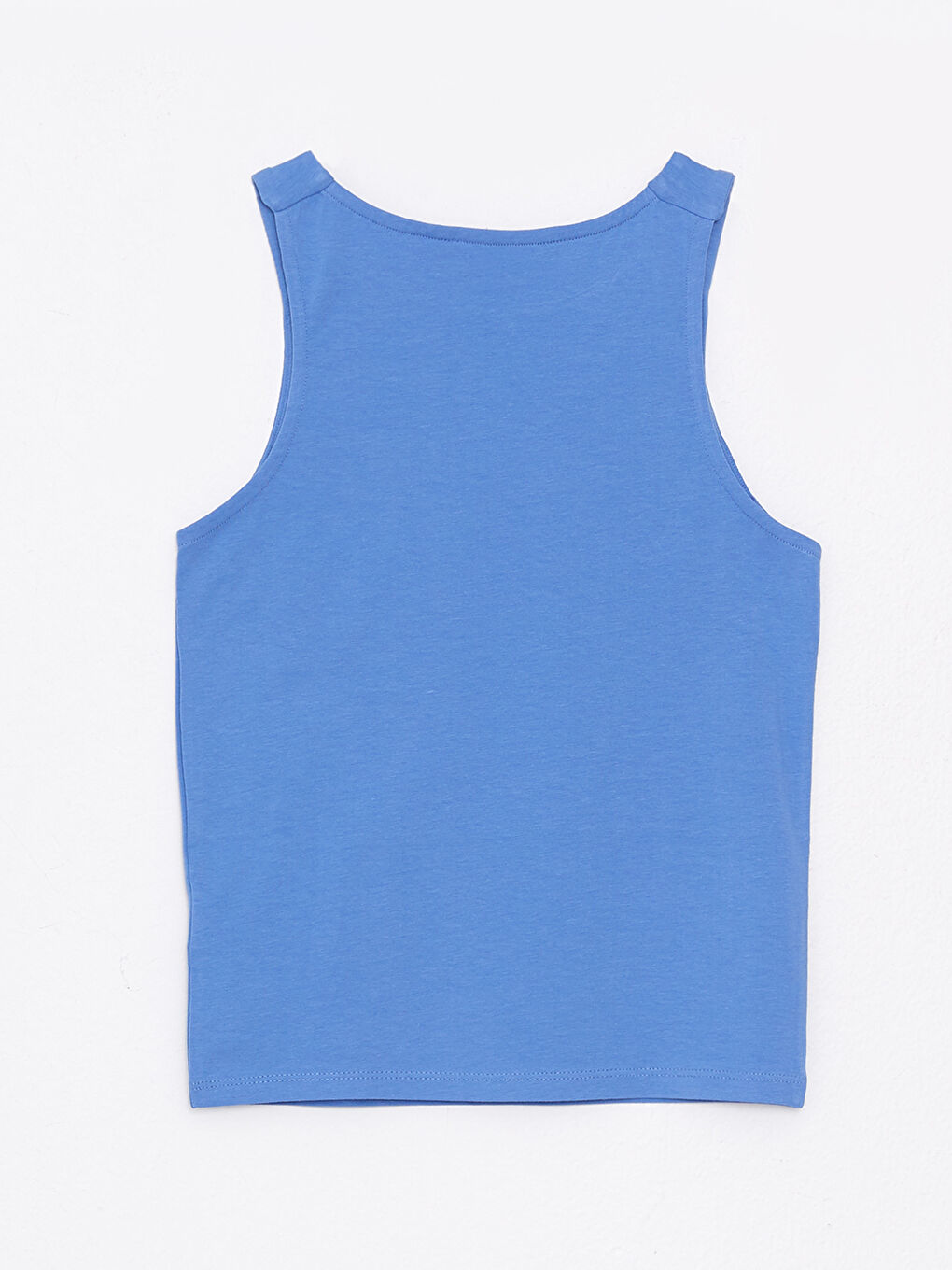 قميص داخلي بدون أكمام قطن سادة بياقة دائرية للسيدات-6