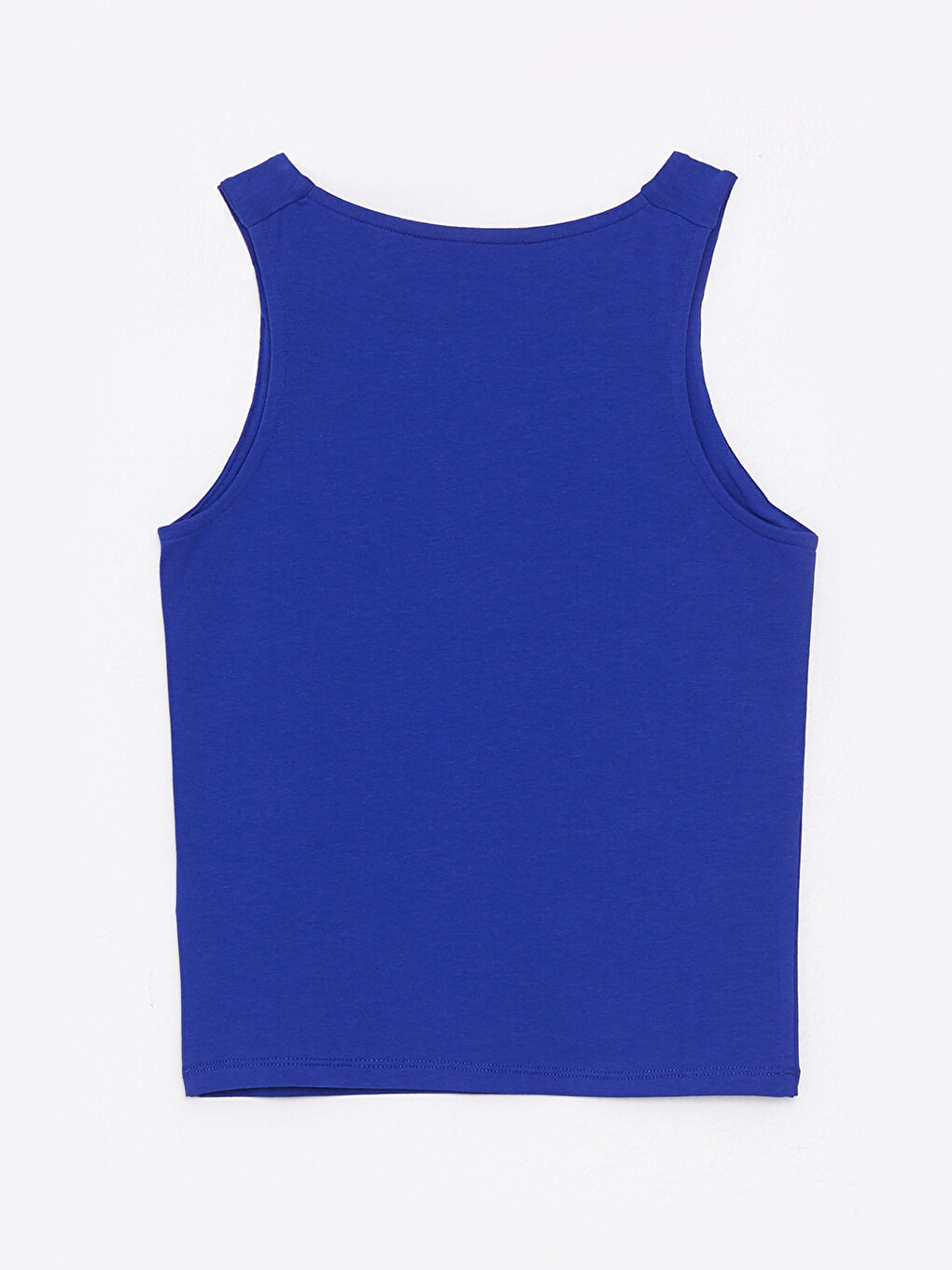 قميص داخلي بدون أكمام قطن سادة بياقة دائرية للسيدات-6