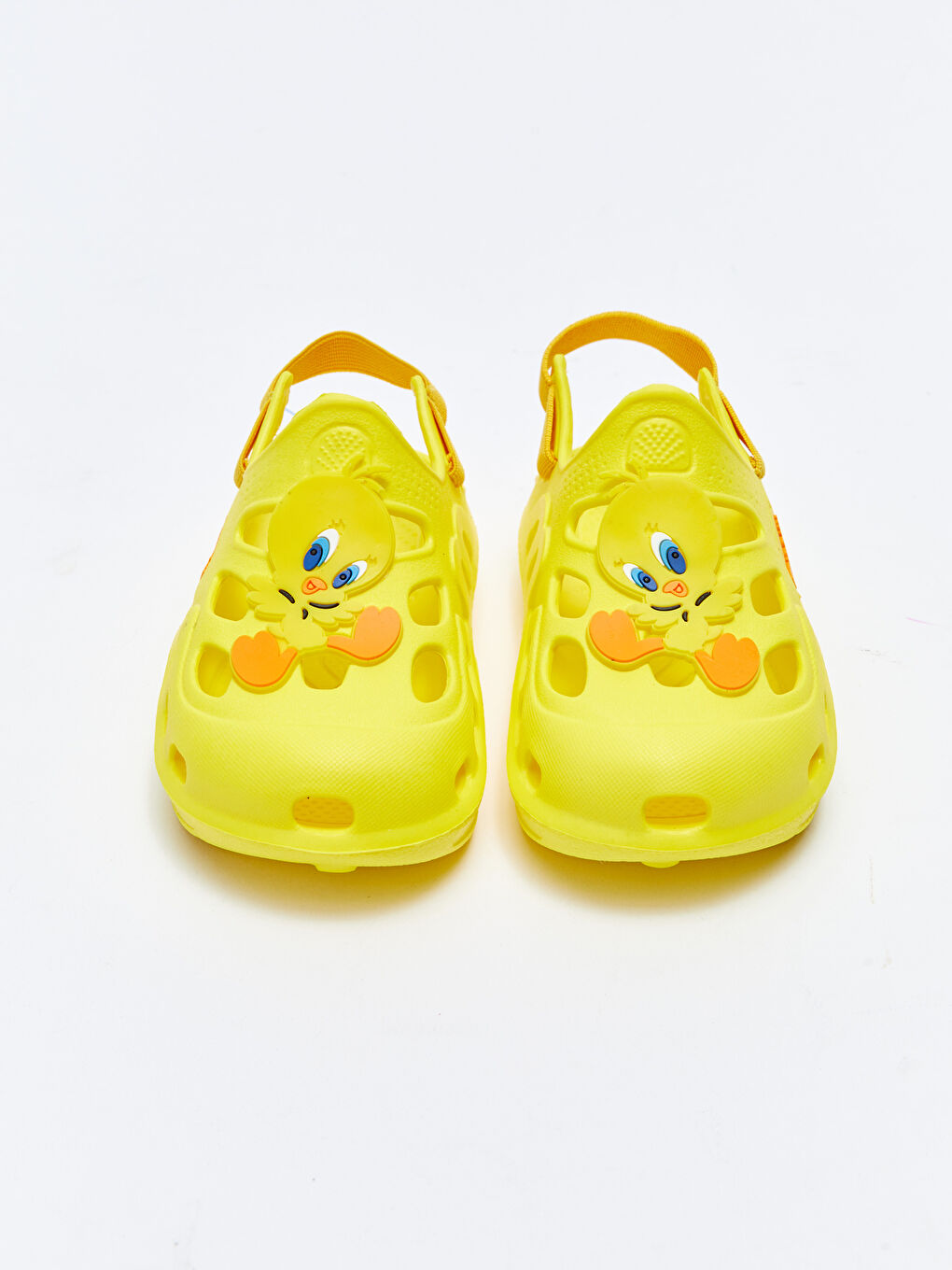 Sarı Tweety Lisanslı Patchli Kız Bebek Plaj Sandaleti-2