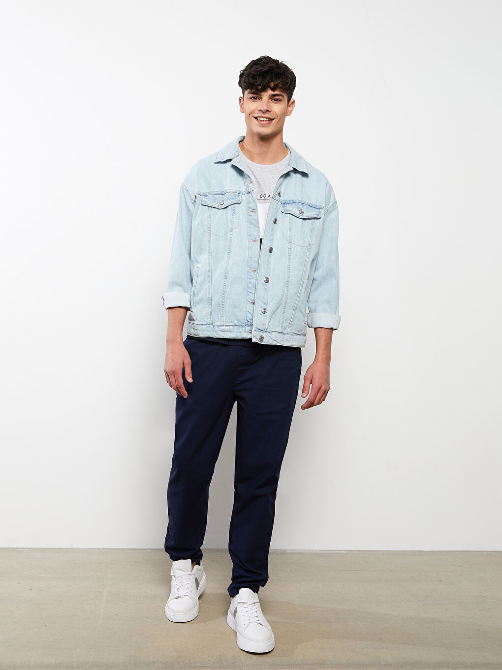 Standard Fit Men's Trousers-1