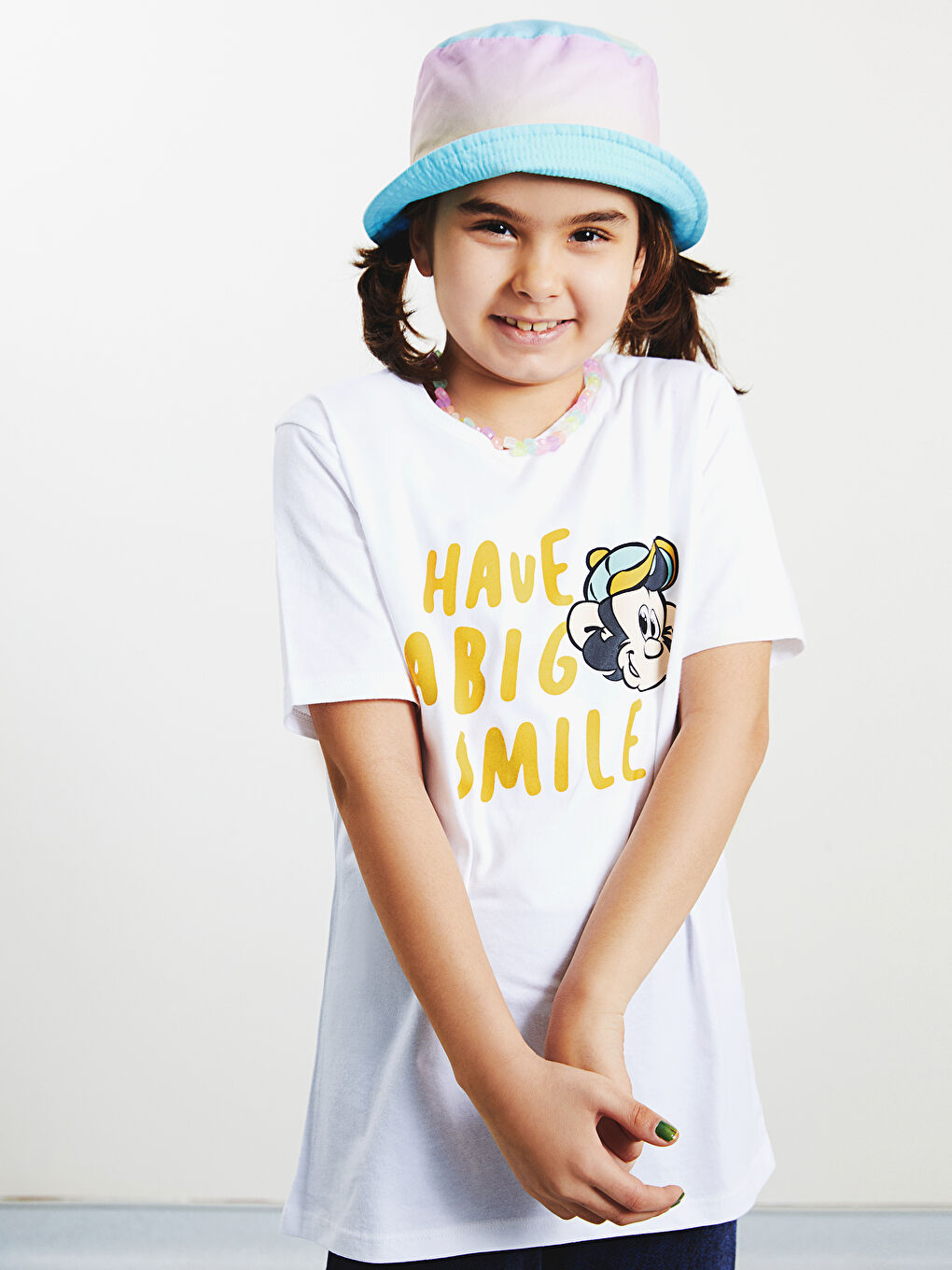 Beyaz Gülen Gözleri Fark Et Projesi - Pamuklu Bebek Tişört-1